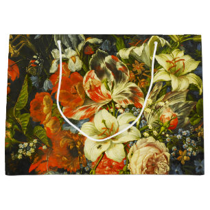 Still Life with Flowers and Fruit Large Gift Bag