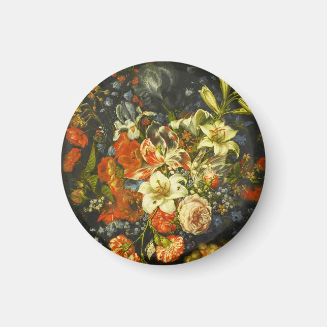 Still Life with Flowers and Fruit  Magnet (Front)