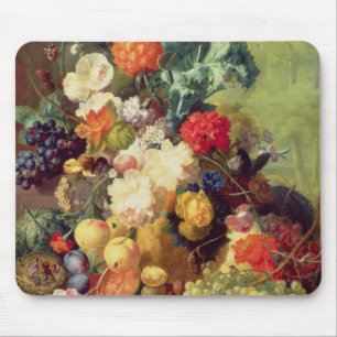 Still Life with Flowers and Fruit Mouse Pad