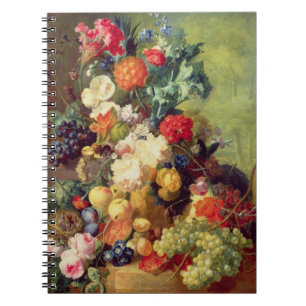 Still Life with Flowers and Fruit Notebook