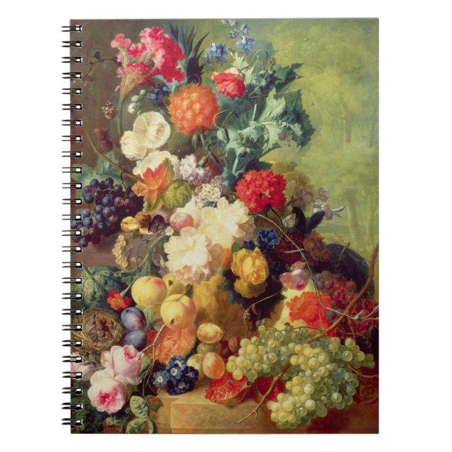 Still Life with Flowers and Fruit Notebook (Front)