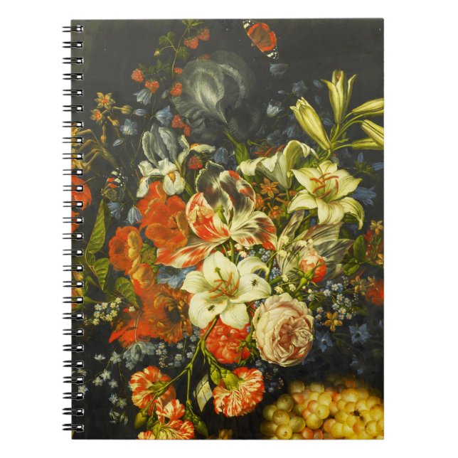 Still Life with Flowers and Fruit  Notebook (Front)