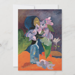 Still Life with Flowers and Idol Paul Gauguin