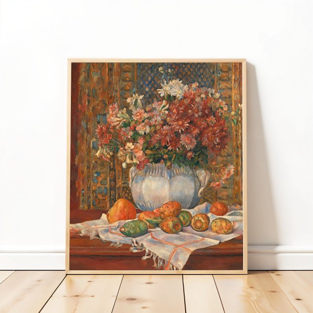 Still Life with Flowers and Prickly Pears, Renoir Poster (Creator Uploaded)