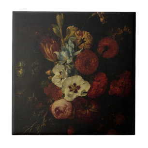 Still Life with Flowers  Ceramic Tile