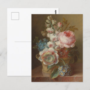 Still Life With Flowers – Cornelis van Spaendonck Postcard