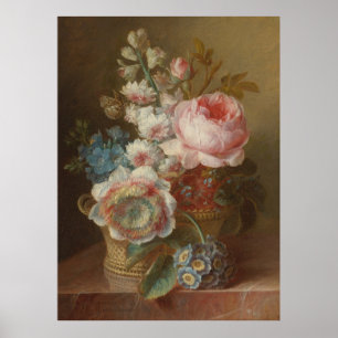 Still Life With Flowers – Cornelis van Spaendonck Poster