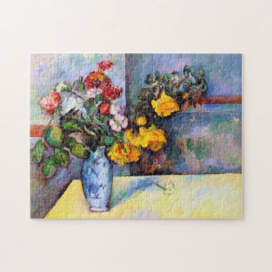 Still Life with Flowers in a Vase, Paul Cezanne Jigsaw Puzzle
