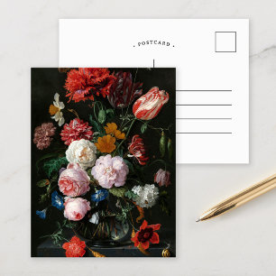 Still Life with Flowers   Jan Davidsz de Heem Postcard