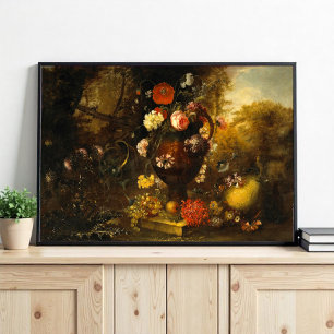 Still life with flowers  poster