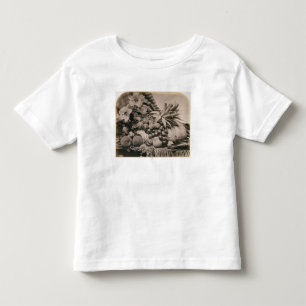 Still Life with Fruit, 1860 (sepia photo) Toddler T-Shirt