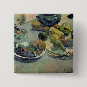 Still Life with Fruit, 1888 15 Cm Square Badge