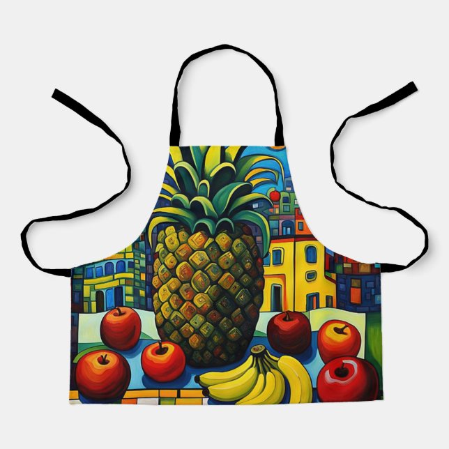 Still life with fruit 1 apron (Front)