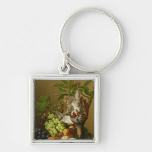 Still Life with Fruit and a Dead Partridge Key Ring