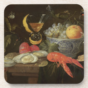 Still Life with Fruit and Shell Fish, 1653 (oil on Coaster