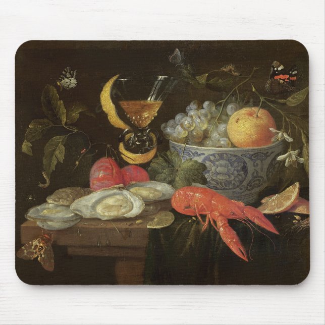 Still Life with Fruit and Shell Fish, 1653 (oil on Mouse Pad (Front)