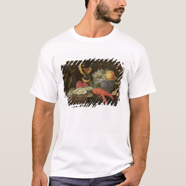 Still Life with Fruit and Shell Fish, 1653 (oil on T-Shirt (Front)