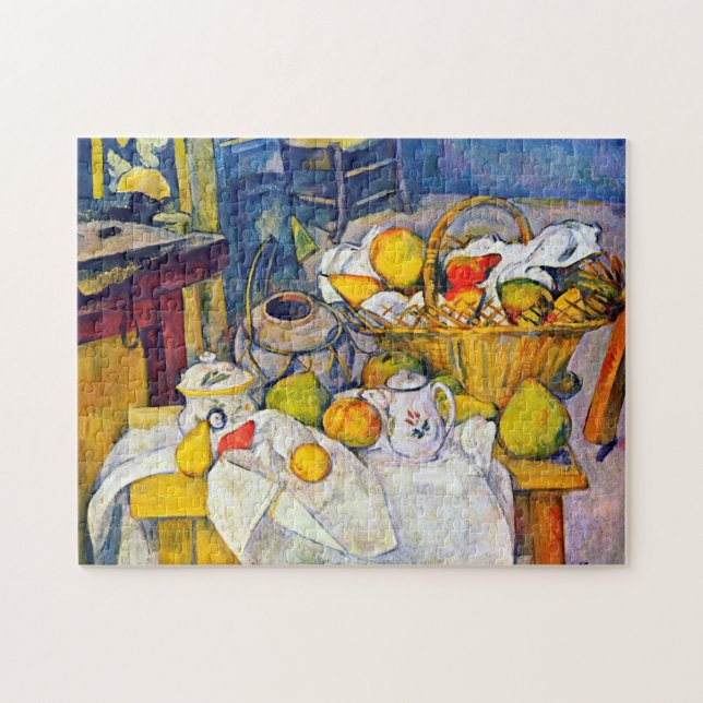 Still Life with Fruit Basket, Paul Cezanne Jigsaw Puzzle (Horizontal)