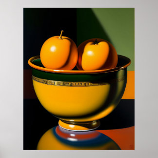 Still Life With Fruit - Canvas Art Print