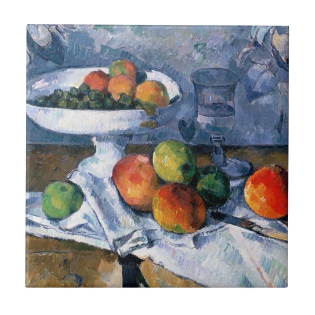 Still Life with Fruit Dish Ceramic Tile (Front)