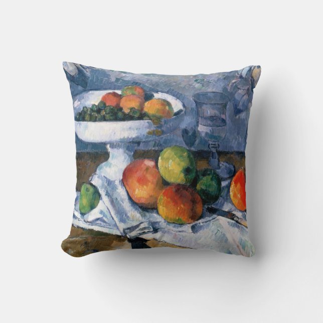 Still Life with Fruit Dish Cushion (Front)