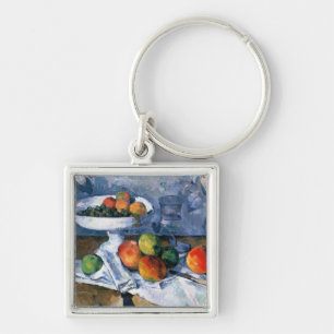Still Life with Fruit Dish Key Ring