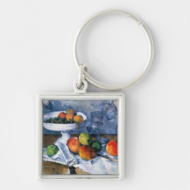 Still Life with Fruit Dish Key Ring (Front)
