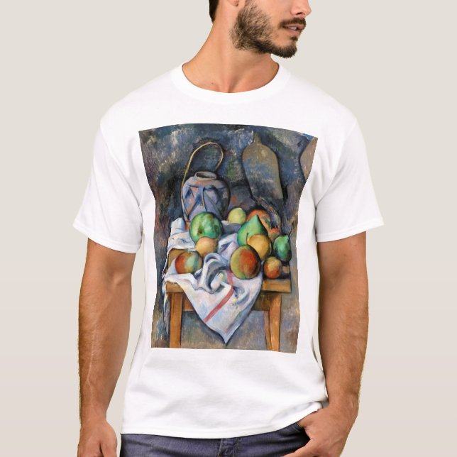 Still Life with Fruits, Paul Cezanne T-Shirt (Front)