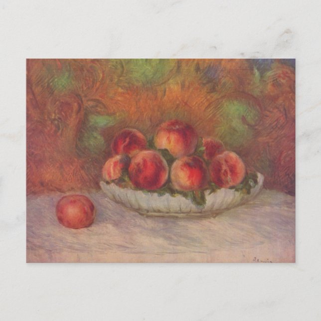 Still life with fruits - Pierre-Auguste Renoir Postcard (Front)