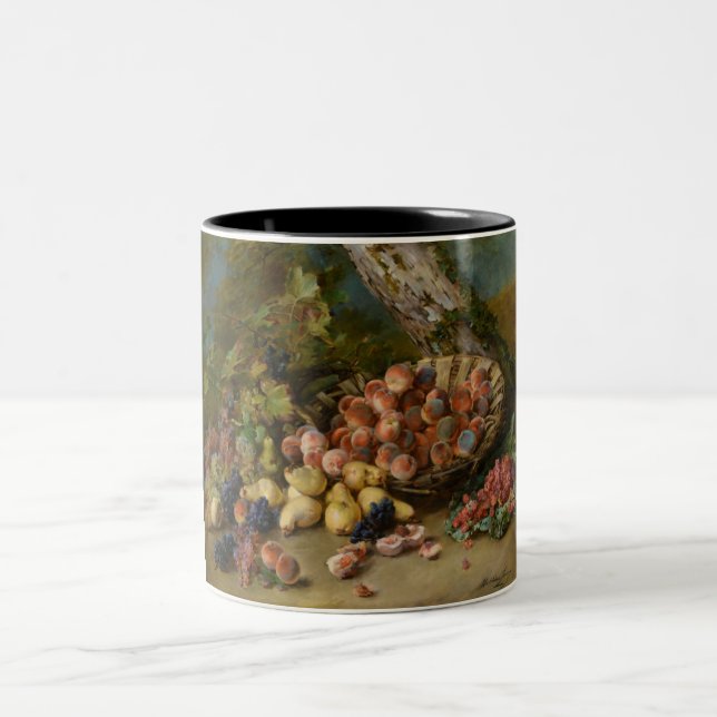 Still Life With Fruits Two-Tone Coffee Mug (Center)