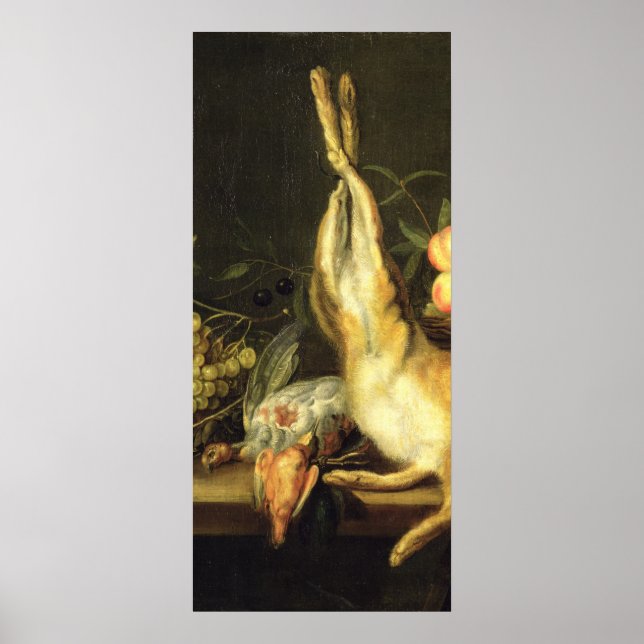 Still Life with Game and Fruit Poster (Front)