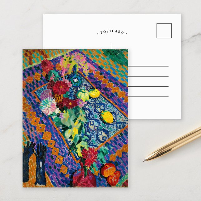 Still Life with Gloves | Robert Delaunay Postcard (Creator Uploaded)
