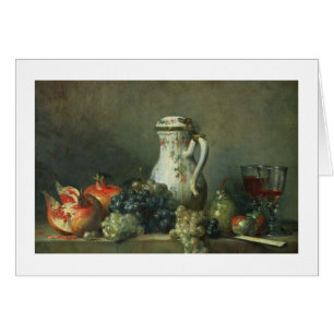 Still Life with Grapes and Pomegranates, 1763 (oil