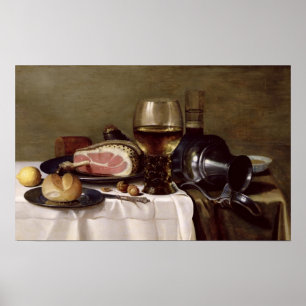 Still Life with Ham Poster