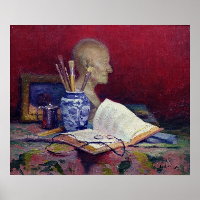 Still Life with Head of Voltaire Poster (Front)