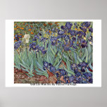 Still Life With Iris By Vincent Van Gogh Poster<br><div class="desc">Still Life With Iris By Vincent Van Gogh.

Still Life With Iris Masterpiece By Vincent Van Gogh.

 Visit Us For More Vincent Van Gogh Art Paintings</div>