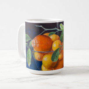 Still Life with Lemons and Orange Branch Coffee Mug