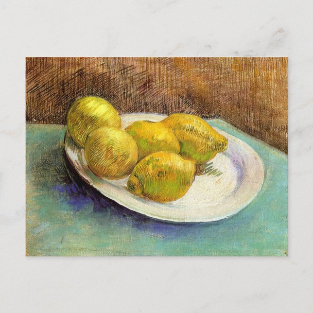 Still Life with Lemons on a Plate Postcard (Front)