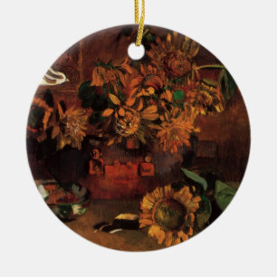 Still Life with L'Esperance (Hope) by Paul Gauguin Ceramic Ornament