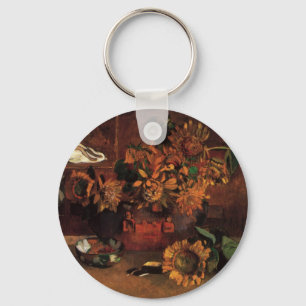 Still Life with L'Esperance (Hope) by Paul Gauguin Key Ring