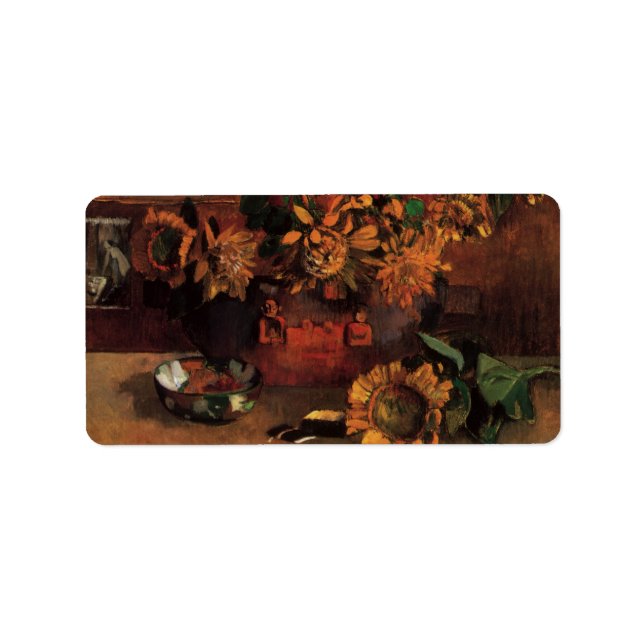 Still Life with L'Esperance (Hope) by Paul Gauguin Label (Front)