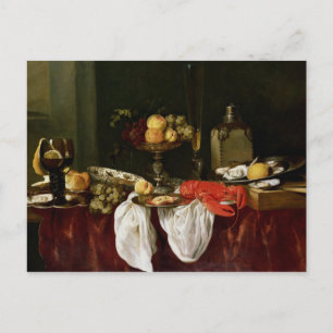 Still Life with lobster Postcard