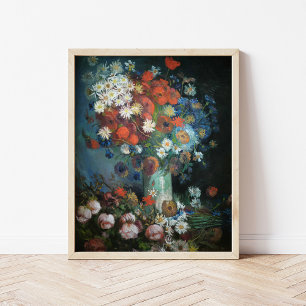 Still Life with Meadow Flowers   Vincent Van Gogh Poster