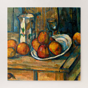Still Life with Milk Jug and Fruit by Cezanne Jigsaw Puzzle