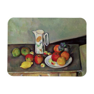 Still life with milk jug and fruit, c.1886-90 (oil magnet