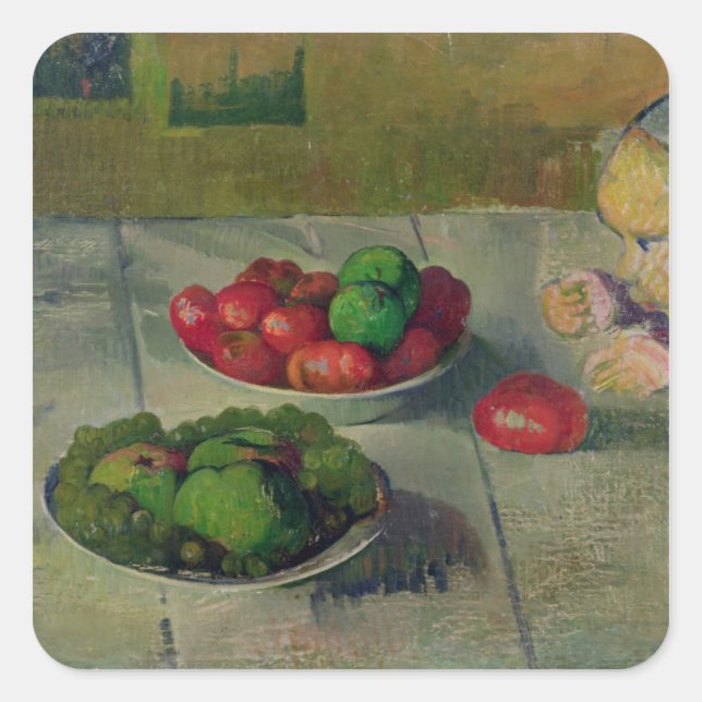 Still Life with Mimie Square Sticker (Front)