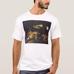 Still Life with Mushrooms and Butterflies T-Shirt