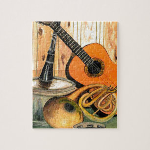 Still Life with Musical Instruments Jigsaw Puzzle