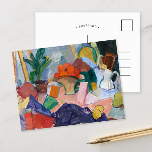 Still Life with Oranges in a Basket Edvard Weie Postcard