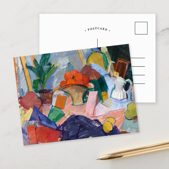 Still Life with Oranges in a Basket | Edvard Weie Postcard (Creator Uploaded)